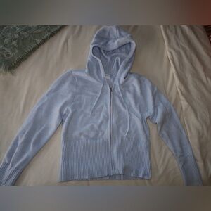 Gilly Hicks Sweater Knit Zip Up Hoodie